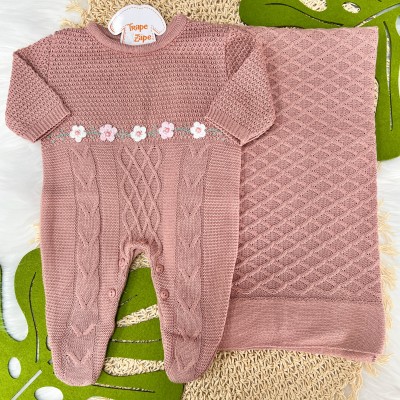 Saída de Maternidade Flora - Rose